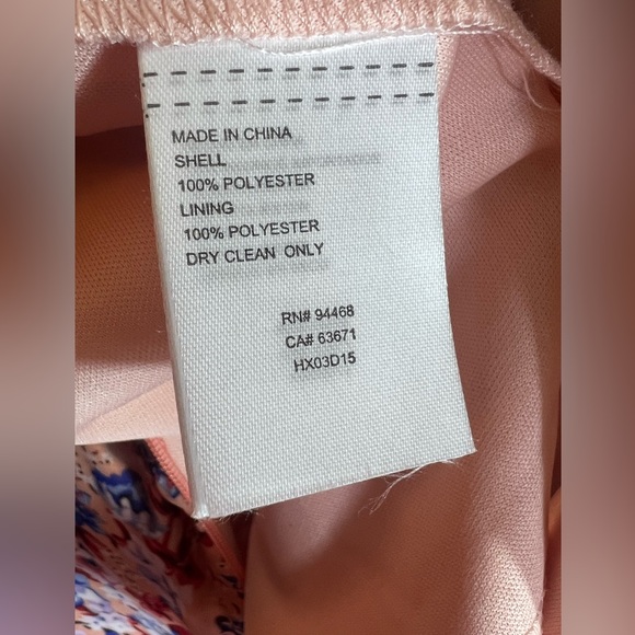 NWT Laundry By:Shelli Segal Women's Asymmetric Floral Ruffle Midi-Dress Size:16 - Picture 16 of 16